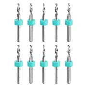 2.65mm Tungsten Carbide CNC Engraving Print Circuit Board PCB Drill Bits 10 Pcs
