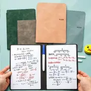 A5 Whiteboard Notebook Leather Pen Erasing Cloth Reusable Weekly Planner Office