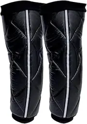 [Generic] Motorcycle Leg Sleeves - Motorcycle Knee Guards, Windproof Thermal Knee Pads | Motorcycle Knee Guards Adjustable Leg Warmers, Cold Resistant Knee Cap Protectors, Leg Warmers with Zipper for Outdoor