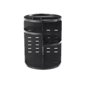 Cosmetic Makeup Organizer Storage Box Shelf 360�� Rotating Display Acrylic Makeup Storage Baskets TBLACK COLOR