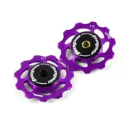 Hope Jockey Wheels Pair - Purple Size 11t