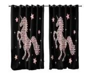 Pink Unicorn Curtain - Single / Set of Two