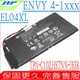 HP 電池 適用 ENVY 4-1000SG,4-1001TX,4-1003TU,4-1007TX,4-1008TX,4-1010TU,4-1015TX,4-1020TU,4-1030TX,4-1040TU,EL04XL