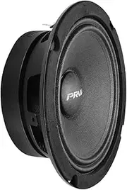 PRV AUDIO 6MR200A-4 6" Midrange Speakers - 4 Ohms Mid Range Speaker 100 Watts RMS Power, 200 Watts Continuous Power Alto Series Loudspeaker(Single)