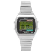 Timex T80 Digital Steel Expansion Band 36mm Watch