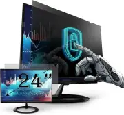 Premium Privacy Screen Filter For 24 Inches Desktop Computer Widescreen Monitor