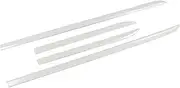 Compatible for Toyota RAV4 (XA50) 2019 2020 2021 2022 ABS Side Door Body Bump Strip Protector Cover Trim Exterior Car Accessories 4pcs(White)