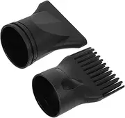2Pcs Hair Dryer Nozzle Attachments Universal Hair Dryer Diffuser & Concentrator Attachments for Blow Drying and Styling Hair Dryer Accessories for Hair Results