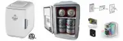 Cooluli Mini Fridge Electric Cooler and Warmer (4 Liter / 6 Can): AC/DC...