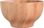 Na yuragi JA22-3-6s Wooden Dish Soup Bowl Diameter Approximately 4.7 inches (12 cm)