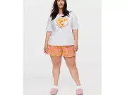 Peter Alexander Plus Women’s Pizza PJ Set - Size 3+ - BNWT