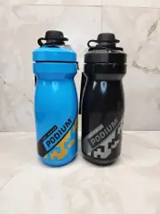 Set Of 2 Camelbak Podium Dirt Series 21 oz Bike Cycling Water Bottle Blue Black