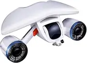 Underwater Scooters Underwater Booster Diving Thruster Underwater Shooting Unmanned Robot Diving Rescue Equipment Underwater Booster(White)