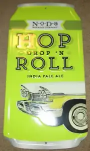 NODA BREWING North Carolina HOP DROP ROLL METAL TACKER SIGN craft beer brewery E