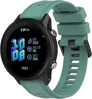 1pc intended for Garmin Forerunner 955/955 Solar Bands, Soft Silicone Watch Straps Quick-Fit Replacement Band intended for Forerunner 955/955 Solar Smartwatch (Green)