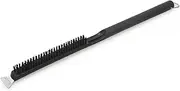 [Everdure] 2-in-1 Pizza Oven Brush and Scraper Tool - for Hard to Reach Areas and Keeping Your Oven Fresh and Clean - Nylon Bristles, Stainless Steel Spatula, Long Handle - Outdoor Pizza Oven Essential