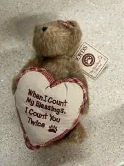 Boyds Bears Gracie When I Count My Blessings I Count You Twice 7" Plush Doll NWT