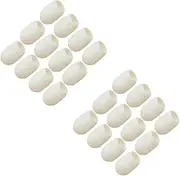 Minkissy 2sets Natural Silkworm Face Exfoliator Scrubber Face Cleanser Pads Black Head Removal Body Exfoliating Scrub 20pcs*2