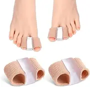 Pack of 2 Toe Separators Hallux Valgus, Toe Separator with 2 Loops, Toe Protection, Large Toe, Toe Correction, Toe Splitter for Hallux Valgus Correction Women Men