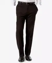 Dockers Men's Black Easy Classic Stretch Khakis Pants Size 42W/30L