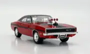 IXO 1/43 DIE-CAST DODGE - CHARGER R/T COUPE 1970 - MODEL CAR IN DISPLAY CASE