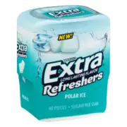 Extra Refreshers Polar Ice Chewing Gum 40 Pieces 18 Bottles Free Shipping
