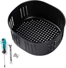 Air Fryer Replacement Basket Oven Accessories Part Nonstick Fry Roasting Pan