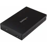 StarTech.com Drive Enclosure SATA/600 - USB 3.1 Micro-B Host Interface - UASP Support External - Black - 1 x HDD Supported - 1 x
