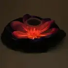 Solar Pond Pool Lights LED Color Changing Flower Waterproof Floating HG