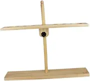Folpus Funnel Stand Separator Stand Adjustable Stable Easy to Clean Multipurpose with Base Funnel Fixing Bracket Lab Equipment, 4 Holes