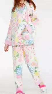 "New w Tag" Peter Alexander English Garden Bamboo Viscose Pyjama Gift Box Size M