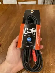 Hosa Technology- Stereo Interconnect Dual 1/4” TS Male to Dual RCA 3M (CPR-203)