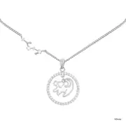 Disney x Short Story Necklace The Lion King Circle Of Life - Silver