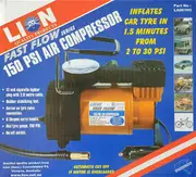 Auto Air Compressor 12 Volt 150 PSI Fast Flow Series With Carry Bag Car 4WD SUV