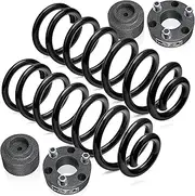 THOCAC 3" Front and 2" Rear Leveling Lift Kit Paired with 2Pcs 50% Load Capacity Rear Coil Springs Kit Fit for 2019-2025 Ram 1500 2WD 4WD, Black