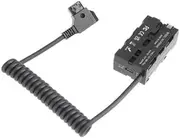Lazycloud Dummy Battery D-TAP to NP-F550 for NP-F550/F750/F970 Battery Double Sided Dummy Battery Power Adapter for Monitor/Camera
