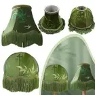 Green Lampshade Table Lamp Shade Retro European with σ☆ Tassel Sturdy P9D1