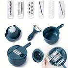 Vegetable Slicer Multifunctional Kitchen Artifact Food Chopper - Dark Blue