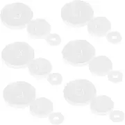 OHPHCALL 30Pcs Clear Earring Backs Support Patches for Droopy Ears Prevent Piercing Bumps Soft Material for Sensitive Skin Easy to Apply Earring Lifters for Long Term Comfort