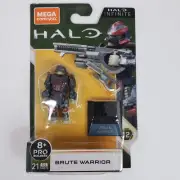 Mega Construx Halo Brute Warrior Figure Series 12 GNB20 21 Pieces