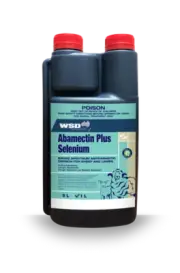 WSD AbamectinPlus Selenium 1L Broad Spectrum Internal Parasites Sheep Lamb
