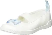 AngelSmile(エンジェルスマイル) Angel Smile ASSS2016011 Girls Shoes with Ribbon 7.1 inches (18.0 cm), Heart Blue