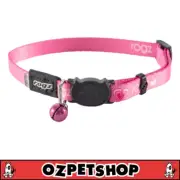 Rogz KiddyCat Cat & Kitten Collar - XS & S Sizes - Pink Hearts
