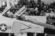 Phantom on Parade Washington DC Navy proudly draws its newest - 1961 Old Photo