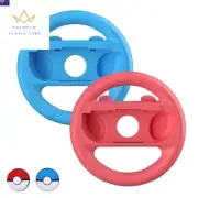 2 Pcs/Lot Racing Steering Wheels for Switch OLED Joy Con Controller NS Handle Gr
