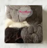 Hawthorn British Breeds No3 Wool Bundle Felting Wool Tops - 5 Colors 100g Total
