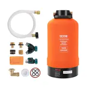 RV Water Softener, 16,000 Grain Portable Water Softener, with 3/4" Brass Fittings and 42" Hose, Soften Hard Water Filter System for RVs, Trailers, Boats, Mobile Car Washing, Pressure