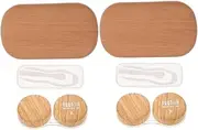 [COLLBATH] 1 Set Retro Eye Contacts Lens Carrier Case Stylish Durable Lens Holder for Safe Storage for Protects Against Scratches and Damage