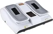 Foot Massager, Foot Circulation Machine with 4-Level Vibration Adjustment and Remote Control, Electric Leg Massager Machine to Relieve Foot Fatigue and Lower Limb Neuralgia