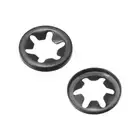 Washers M5.5x11.2 Internal Tooth Clips Fasteners Assortment Kit 200pcs